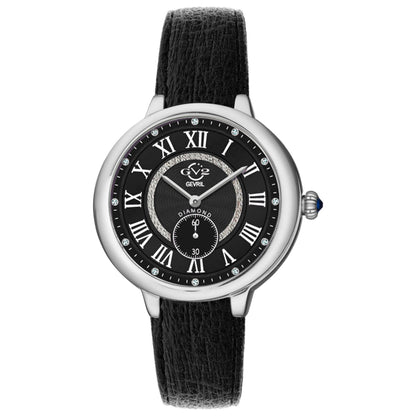Front view of GV2 by Gevril Rome Vegan Women's Quartz Watch 12207-V1