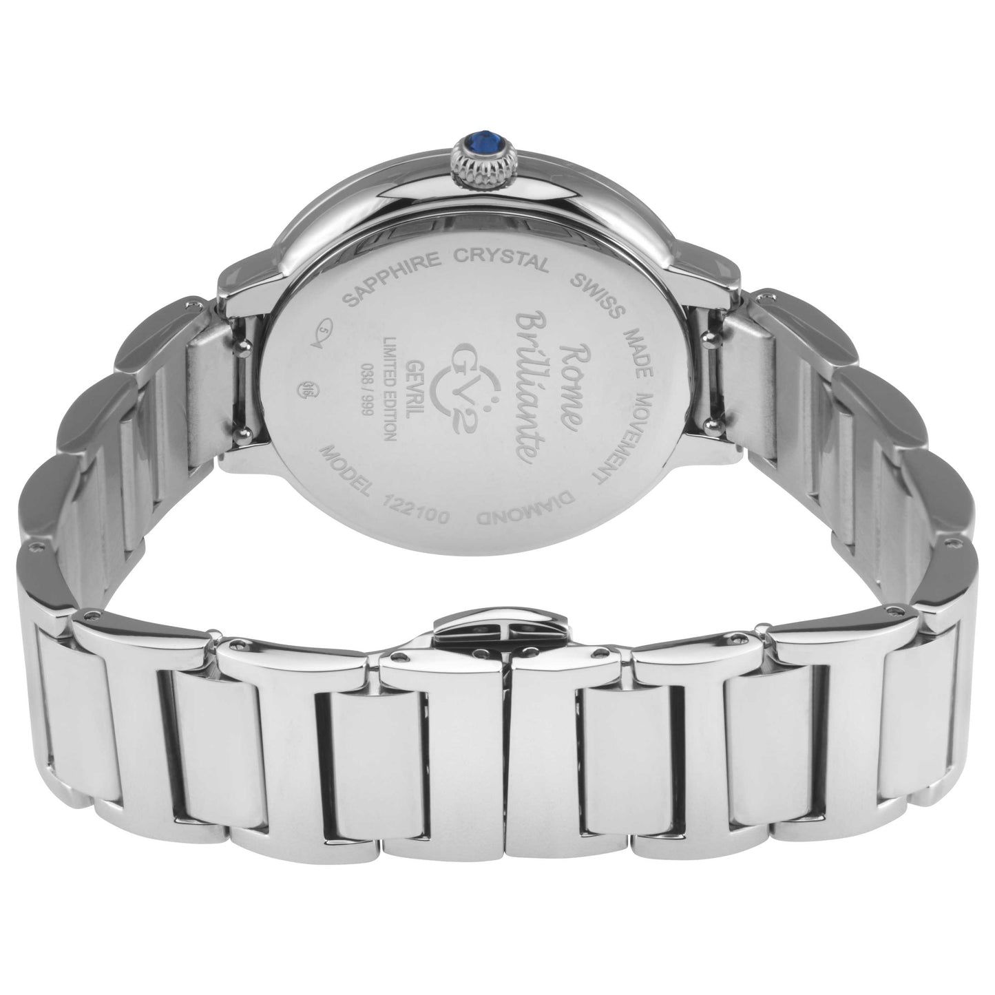 GV2 by Gevril Rome Brillante Women's Quartz Watch 122100B - Image #2