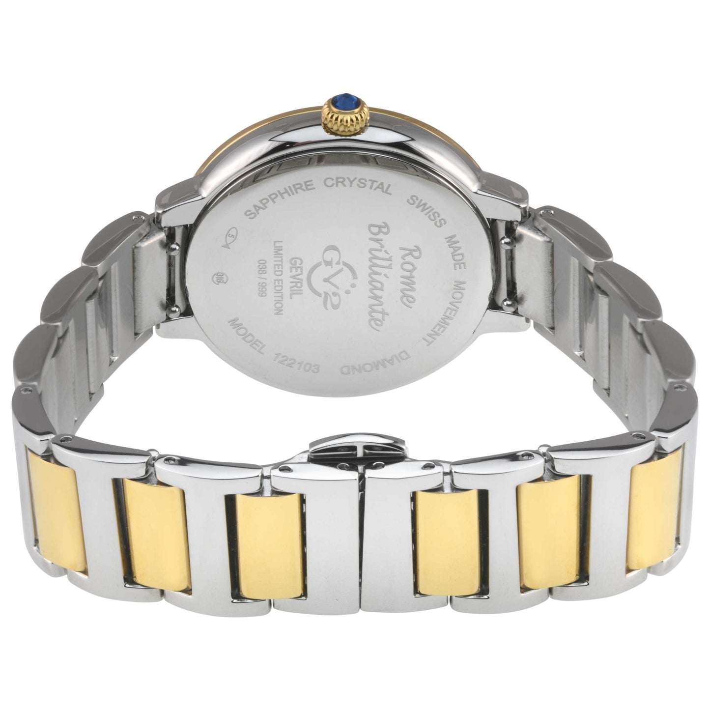 GV2 by Gevril Rome Brillante Women's Quartz Watch 122103B - Image #2