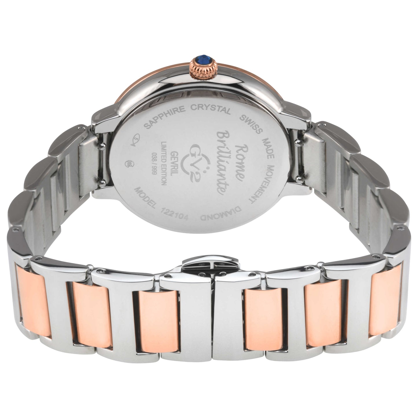 GV2 by Gevril Rome Brillante Women's Quartz Watch 122104B - Image #2
