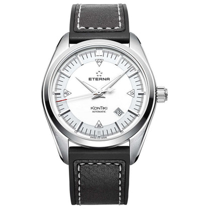 Front view of Eterna KonTiki Men's Automatic Watch 1222-41-11-1302