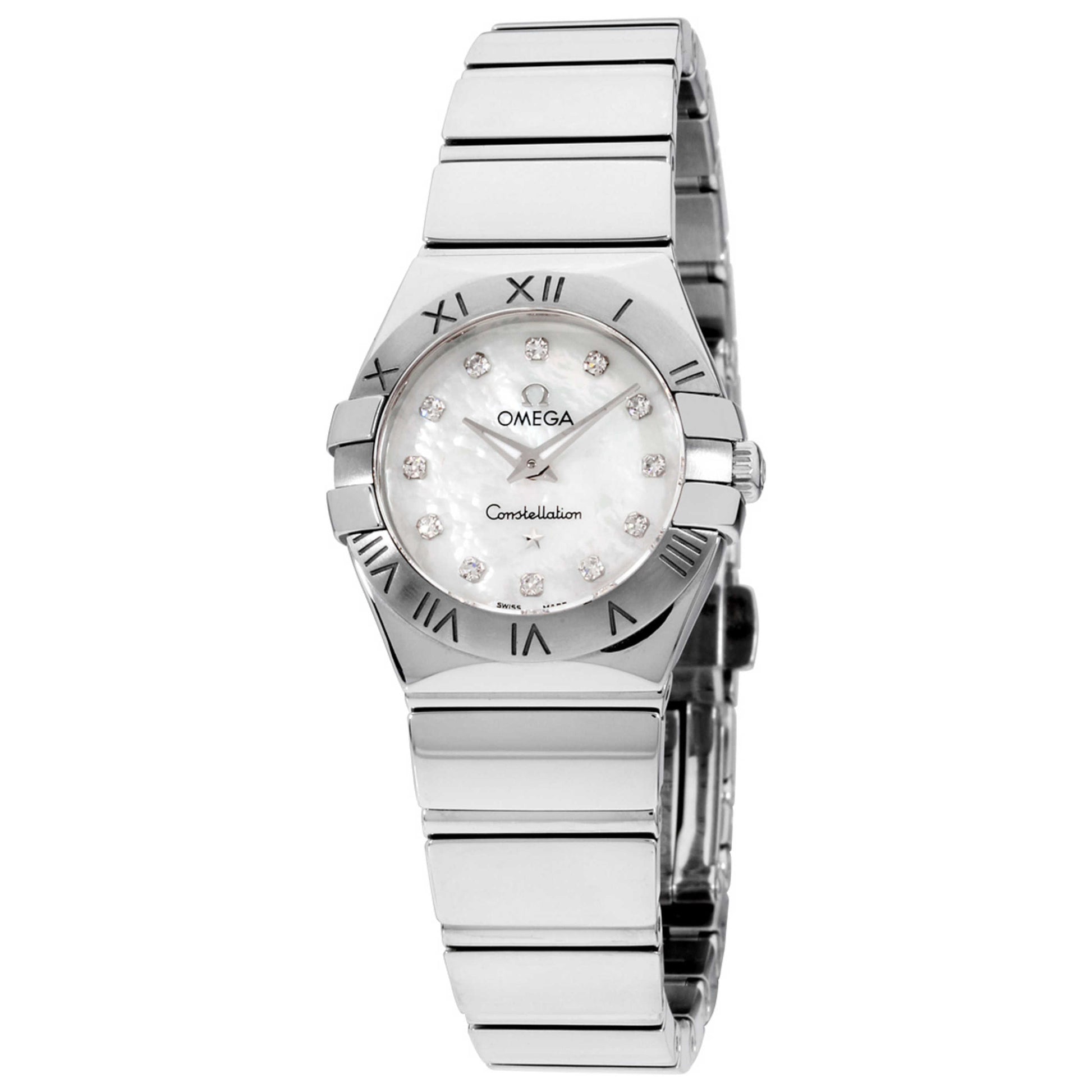 Front view of Omega Constellation Women's Quartz Watch 123.10.24.60.55.002