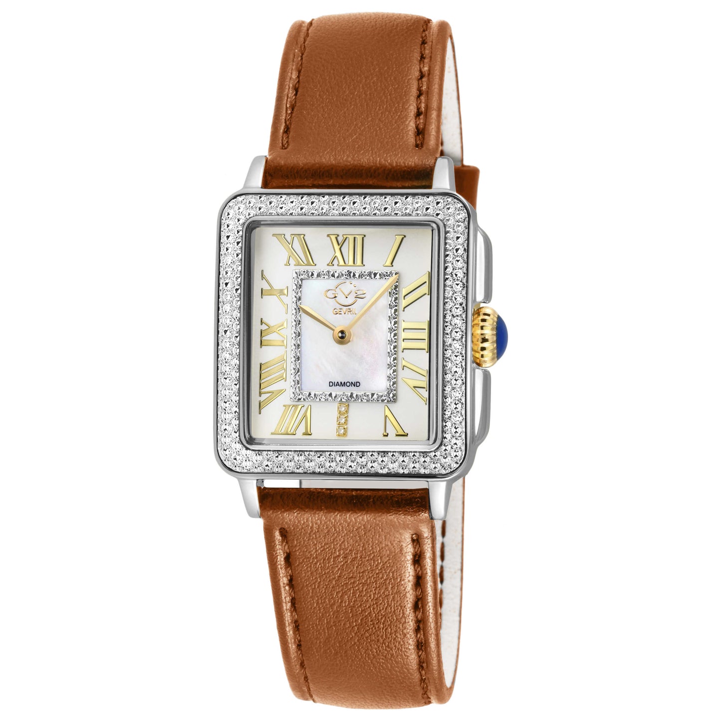 Front view of GV2 by Gevril Padova Diamond Women's Quartz Watch 12304-V6