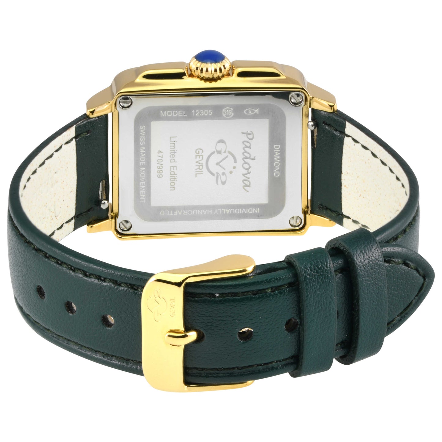 GV2 by Gevril Padova Diamond Women's Quartz Watch 12305-V5 - Image #2