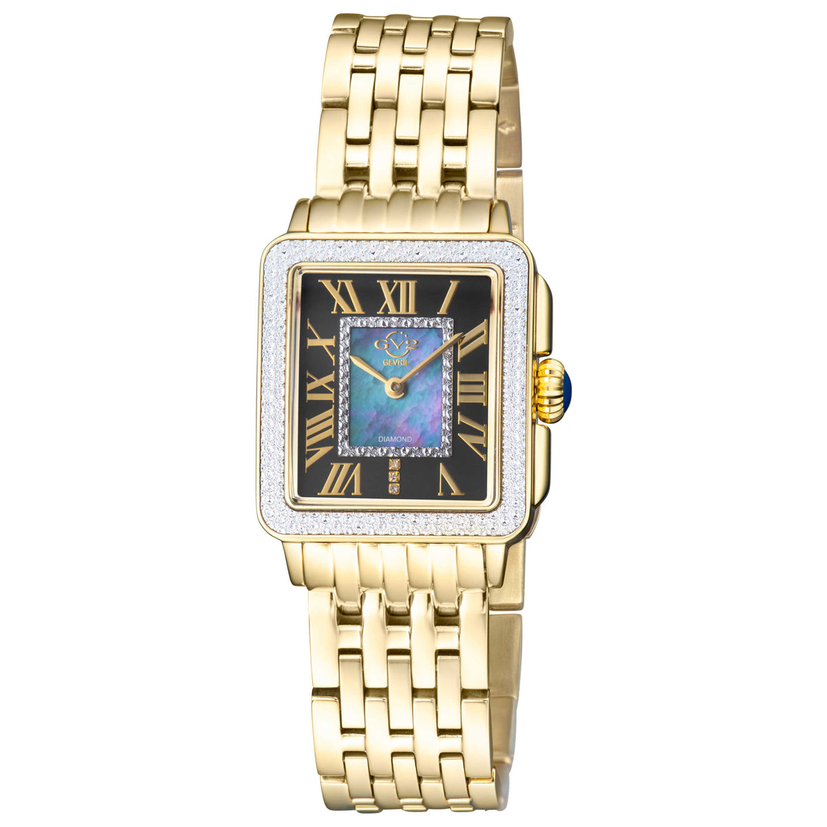 Padova Diamond Quartz Black Women's Watch 12307B