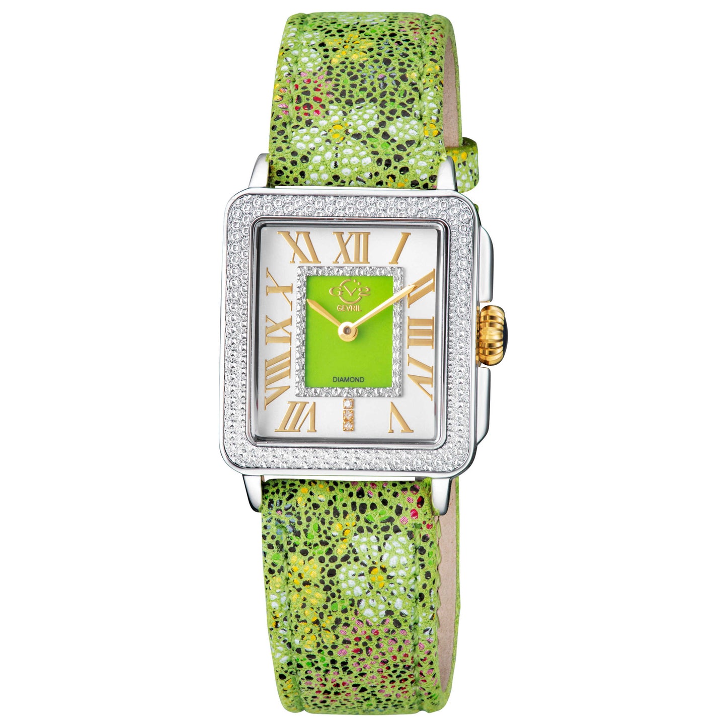 Front view of GV2 by Gevril Padova Diamond Women's Quartz Watch 12315F