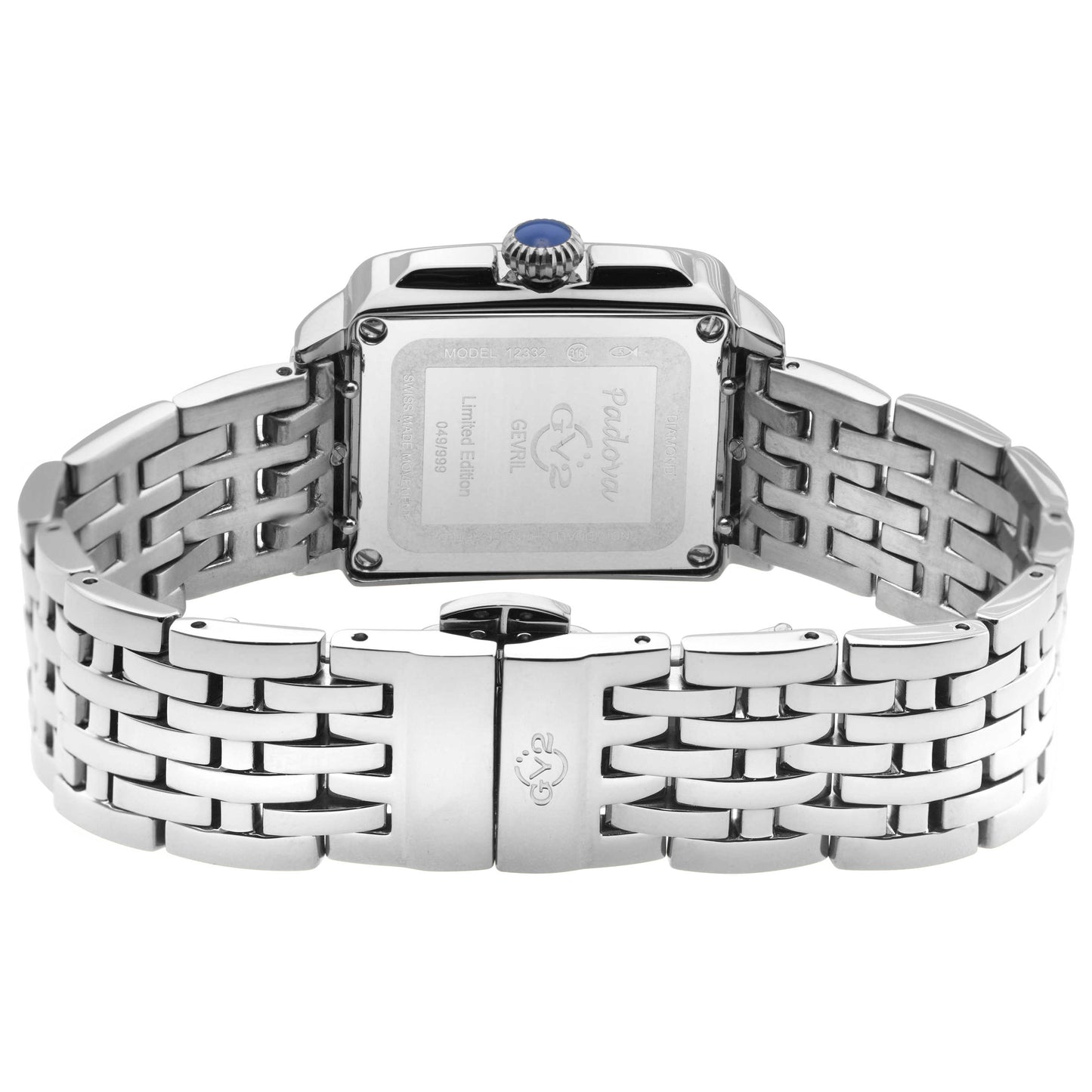 GV2 by Gevril Padova Diamond Women's Quartz Watch 12332B - Image #2