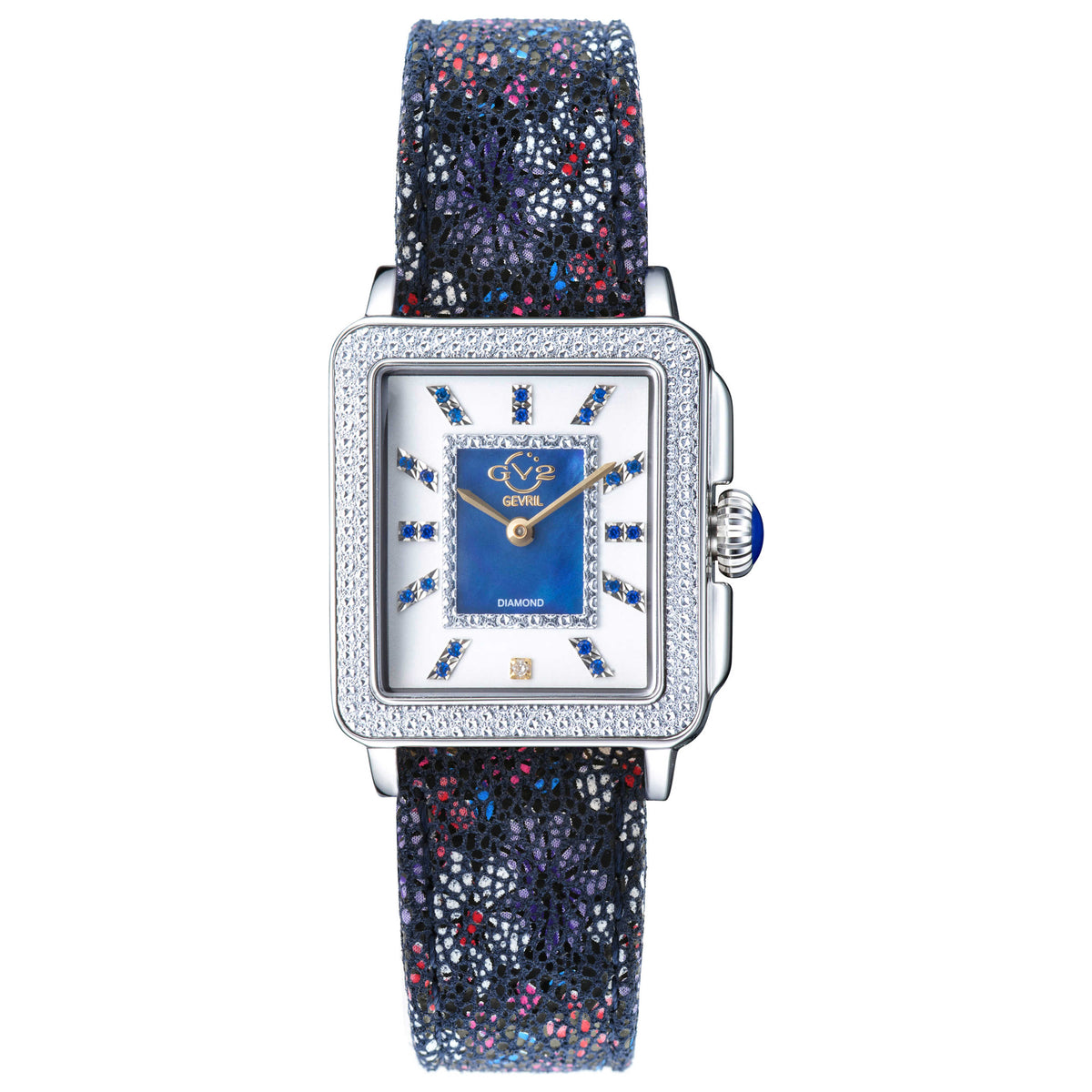 Padova Diamond Quartz Blue Mother-of-Pearl Women's Watch 12332F