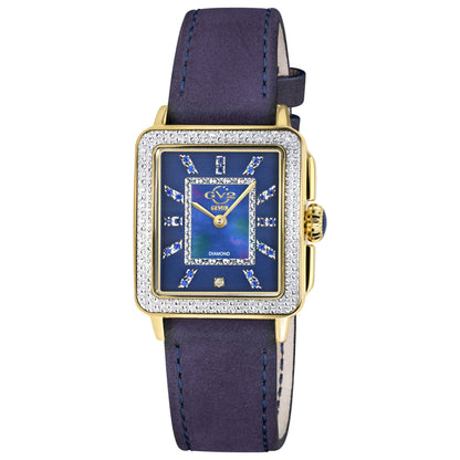 Front view of GV2 by Gevril Padova Gemstone Women's Quartz Watch 12333S