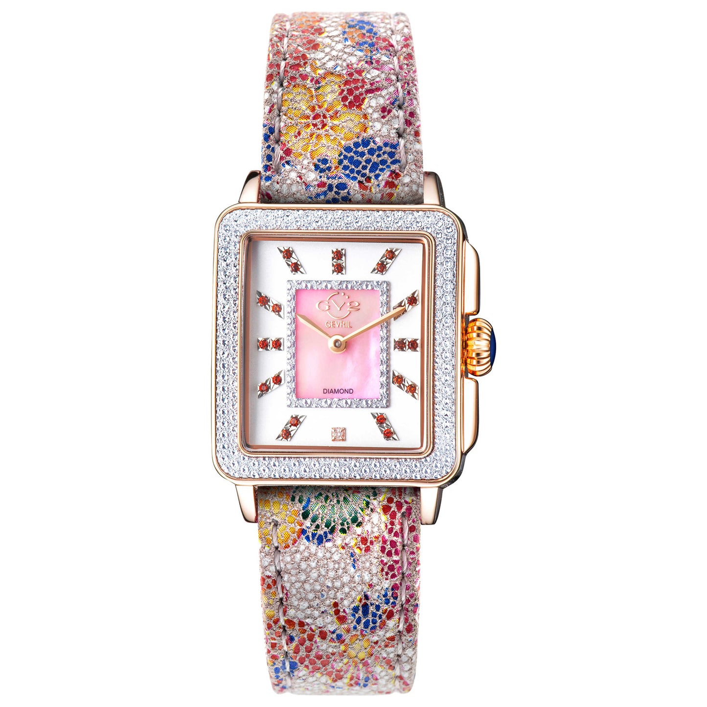 Front view of GV2 by Gevril Padova Diamond Women's Quartz Watch 12336F