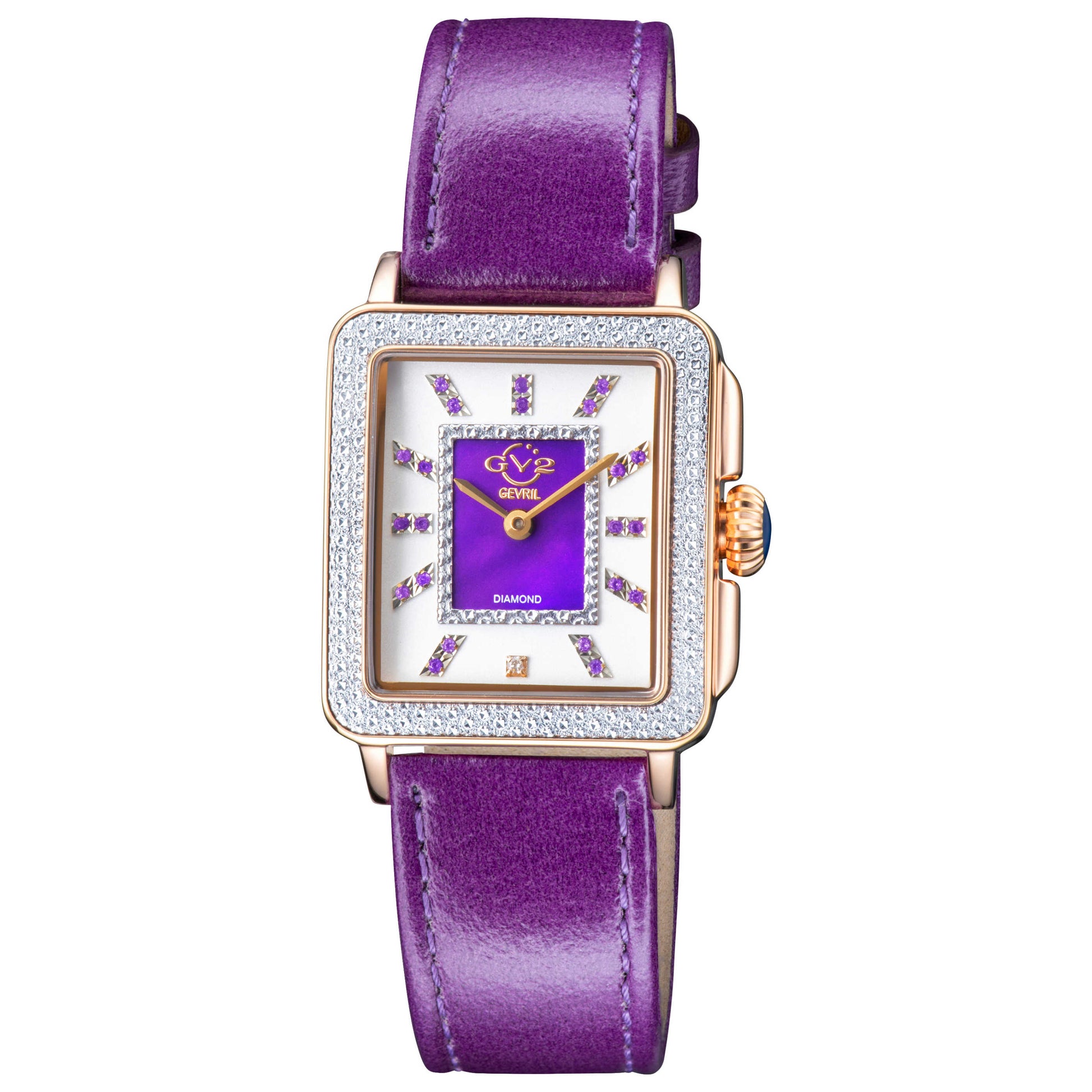 Front view of GV2 by Gevril Padova Diamond Women's Quartz Watch 12337
