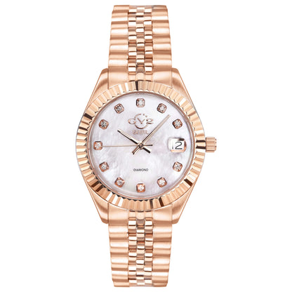 Front view of GV2 by Gevril Naples Diamond Women's Quartz Watch 12403