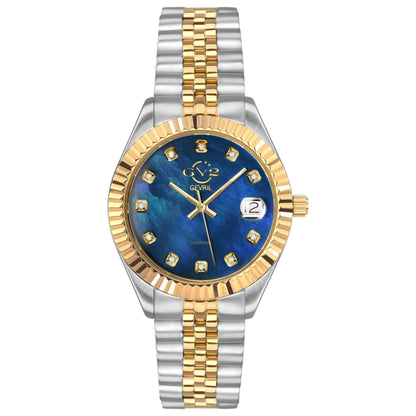 Front view of GV2 by Gevril Naples Diamond Women's Quartz Watch 12406