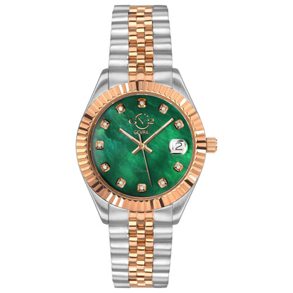 Front view of GV2 by Gevril Naples Diamond Women's Quartz Watch 12408