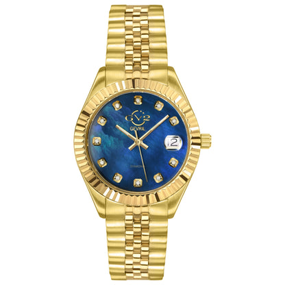 Front view of GV2 by Gevril Naples Diamond Women's Quartz Watch 12410