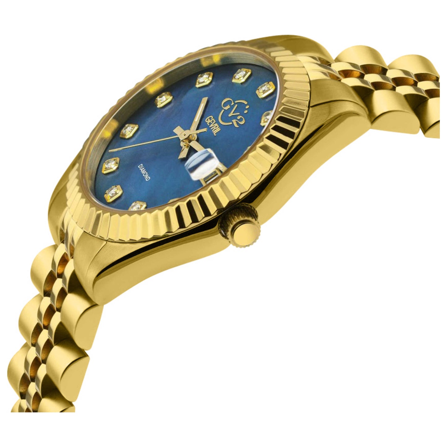 GV2 by Gevril Naples Diamond Women's Quartz Watch 12410 - Image #4