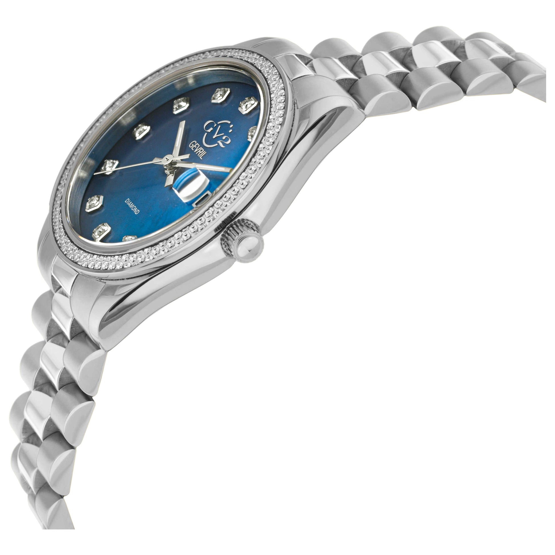 GV2 by Gevril Turin Diamond Women's Quartz Watch 12429B - Image #4
