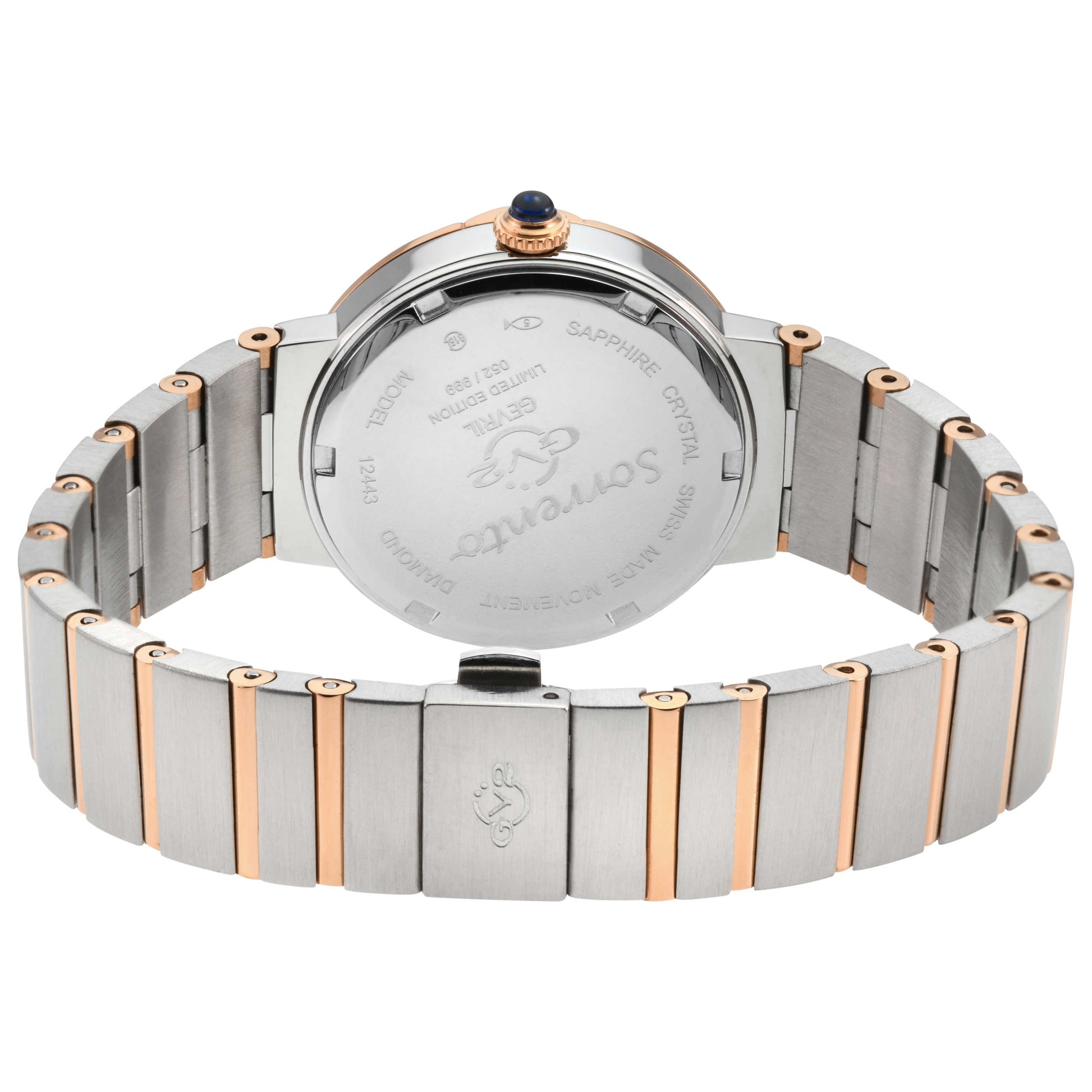 GV2 by Gevril Sorrento Diamond Women's Quartz Watch 12443B - Image #2