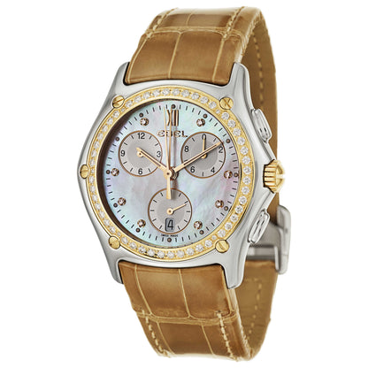 Front view of Ebel Classic Wave Men's Swiss Quartz (Battery-Powered) Watch 1251F45-9735260C