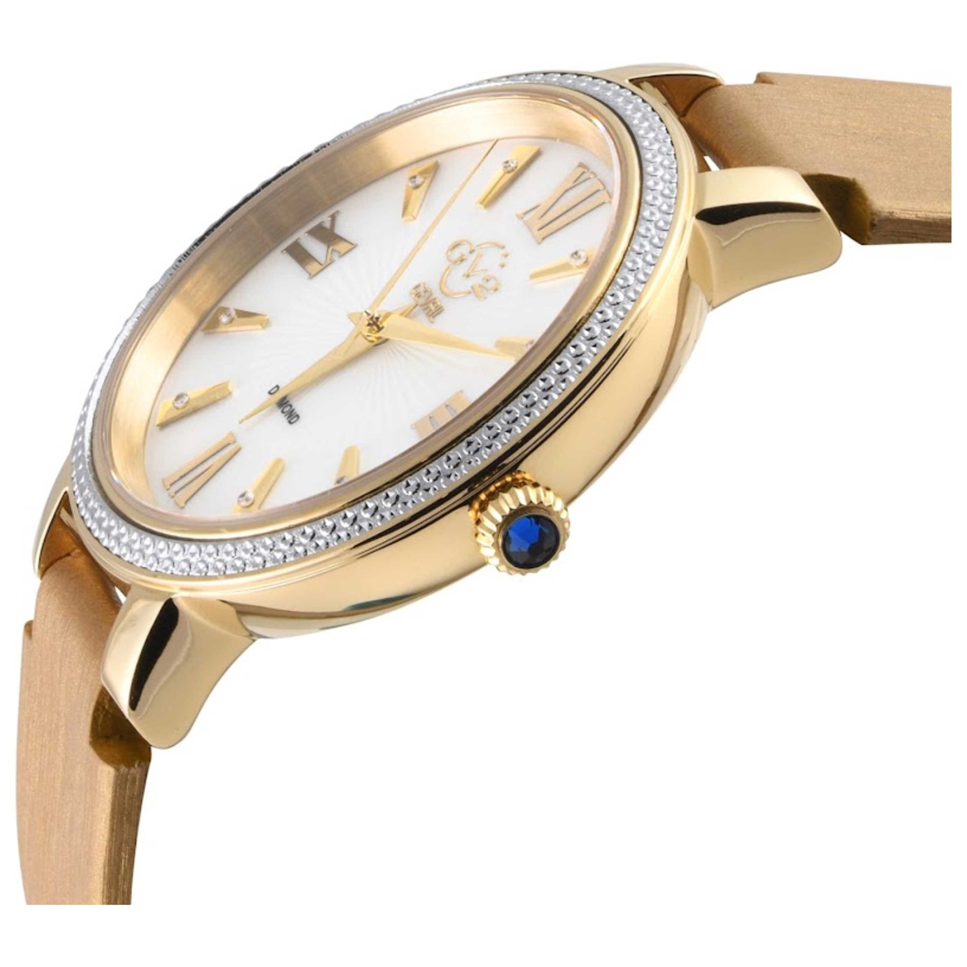 GV2 by Gevril Genoa Diamond Women's Quartz Watch 12532S - Image #4