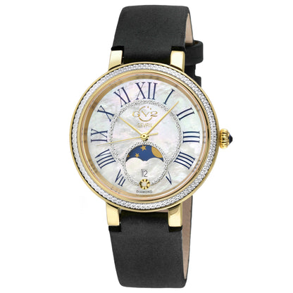 Front view of GV2 by Gevril Genoa Diamond Women's Quartz Watch 12542