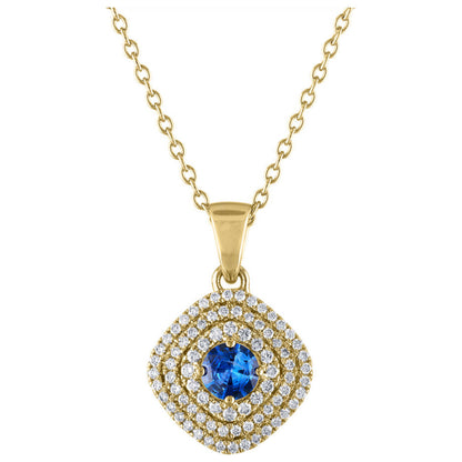 Front view of Tresorra Fashion Women's Necklace 126-YG-BS