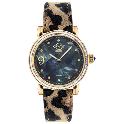 Front view of GV2 by Gevril Ravenna Diamond Women's Quartz Watch 12605