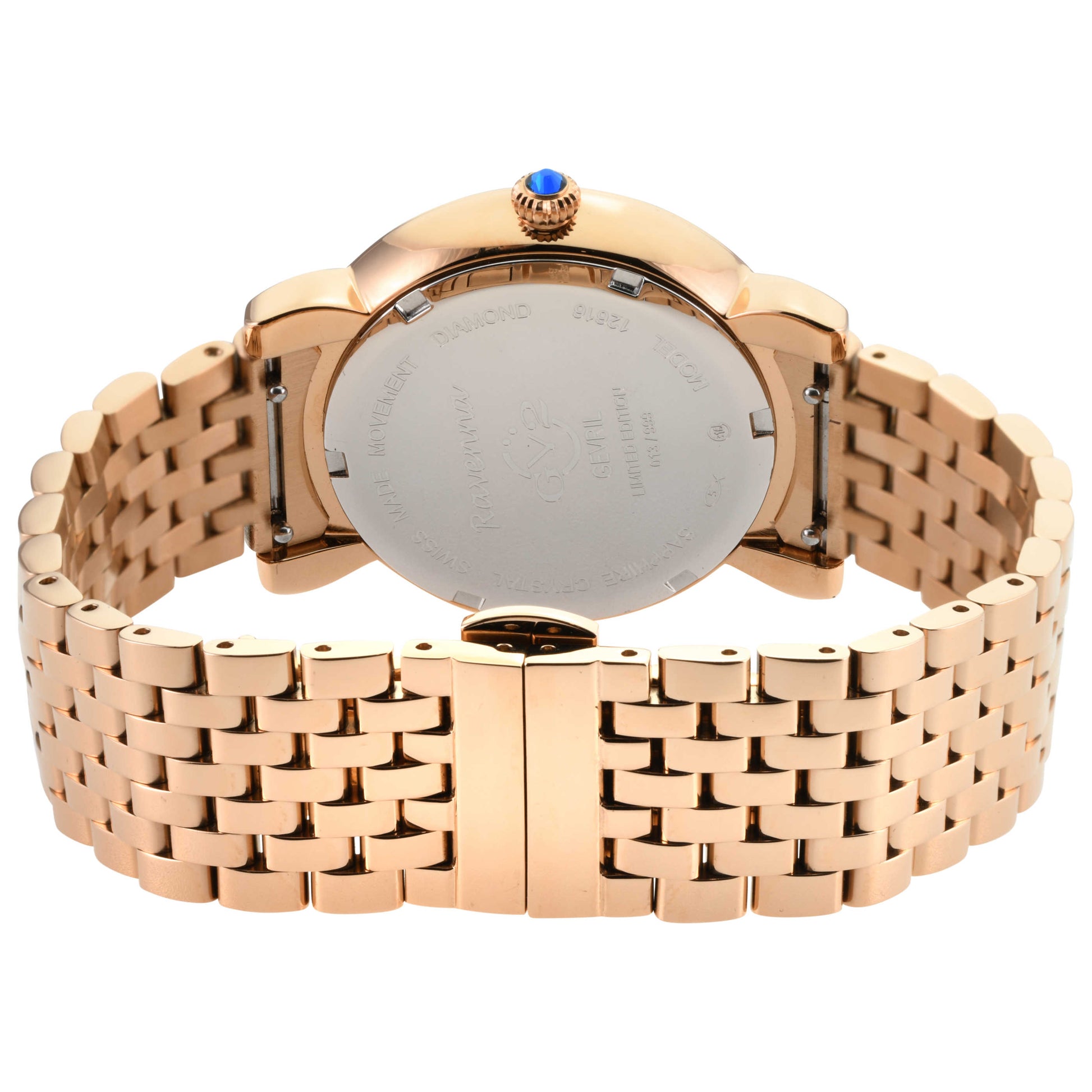 GV2 by Gevril Ravenna Diamond Women's Quartz Watch 12616B - Image #2