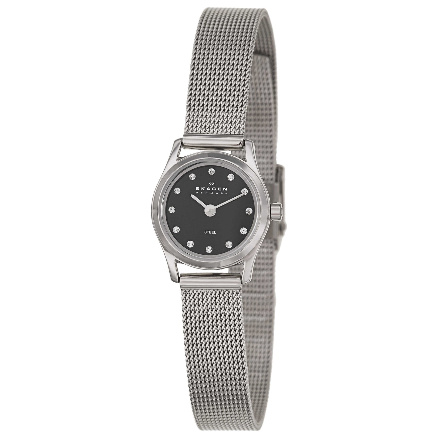 Front view of Skagen Mesh Women's Japanese Quartz (Battery-Powered) Watch 126XSSSB