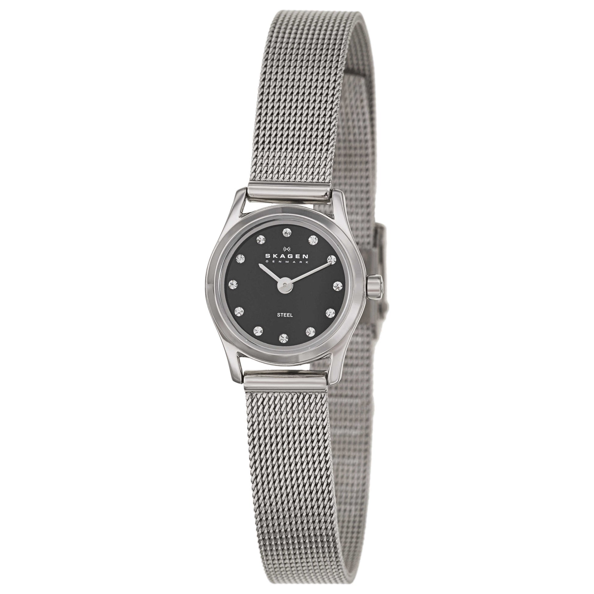 Front view of Skagen Mesh Women's Japanese Quartz (Battery-Powered) Watch 126XSSSB