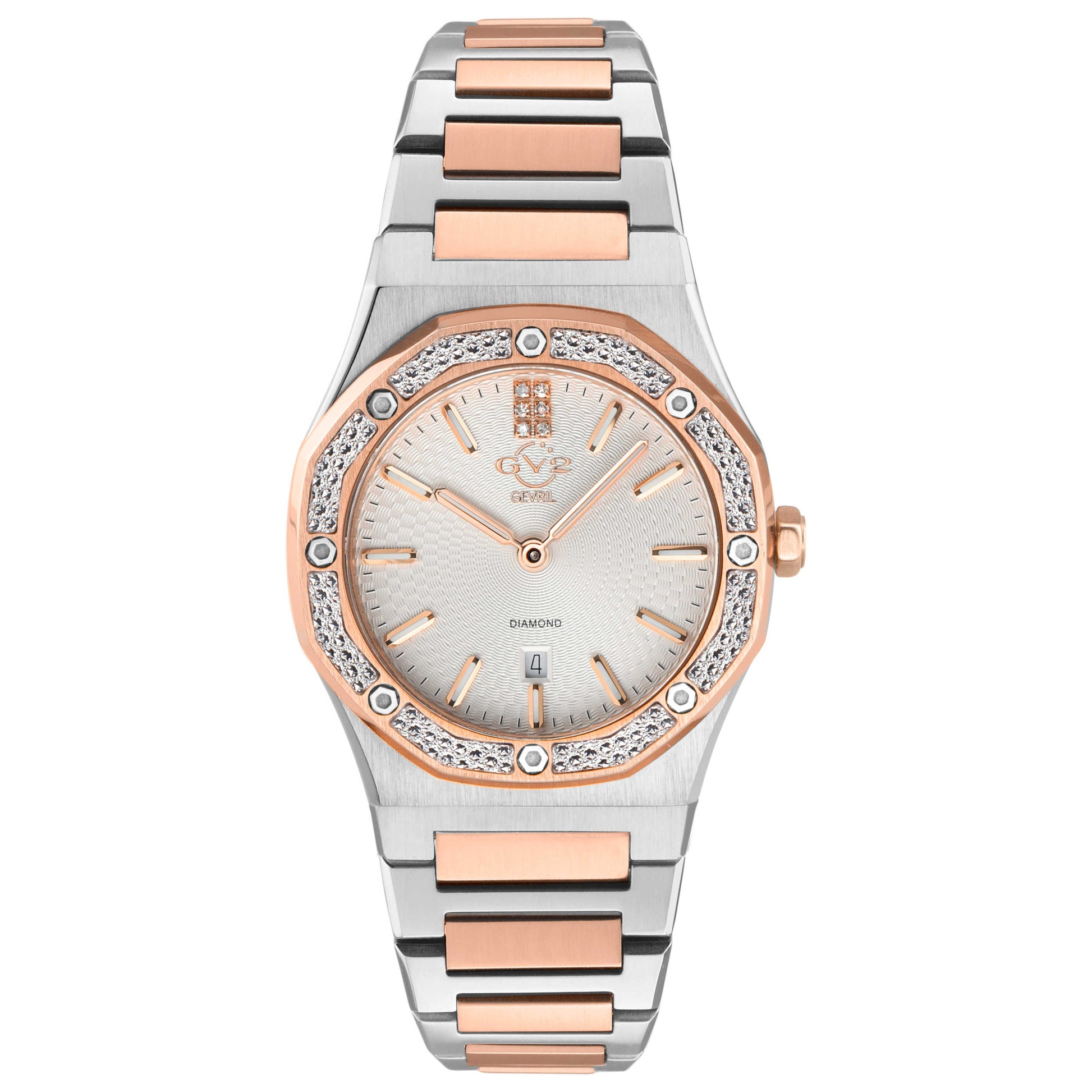 Front view of GV2 by Gevril Palmanova Diamond Women's Quartz Watch 12701
