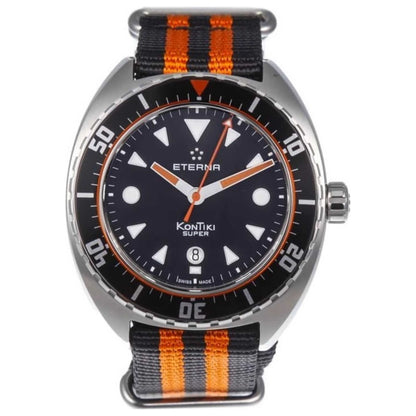 Front view of Eterna KonTiki Men's Automatic Watch 1273-41-46-1364