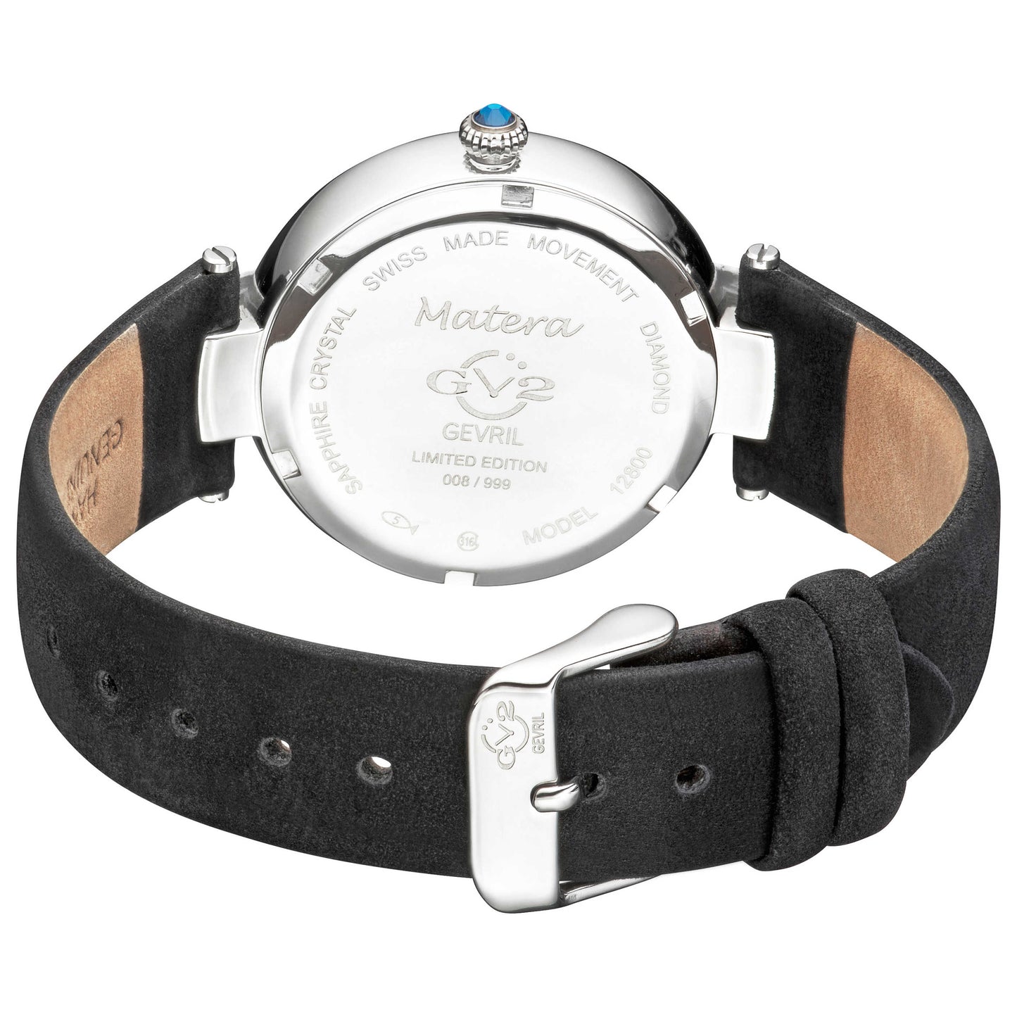 GV2 by Gevril Matera Diamond Women's Quartz Watch 12800 - Image #2
