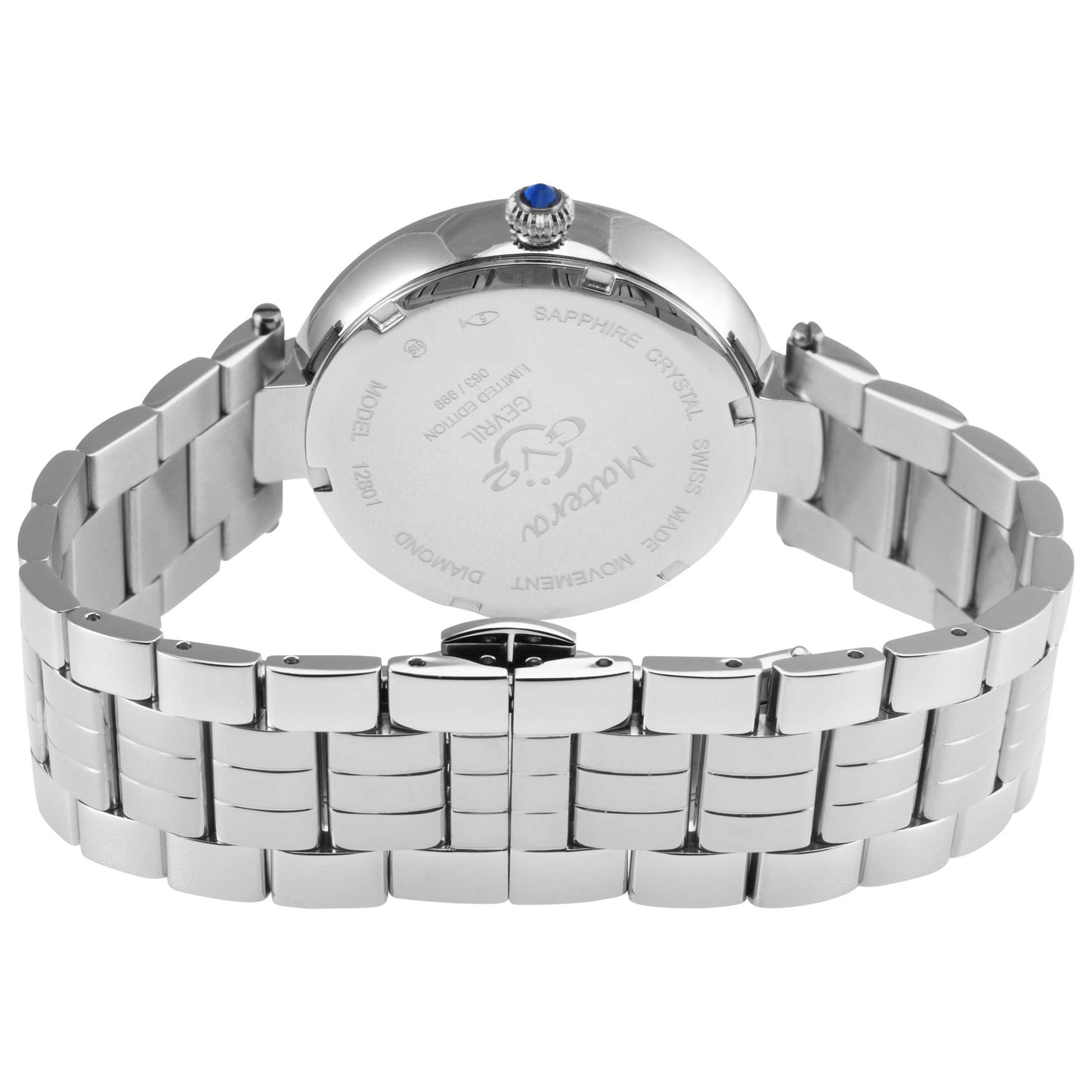 GV2 by Gevril Matera Diamond Women's Quartz Watch 12801B - Image #2