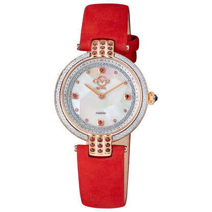 Front view of GV2 by Gevril Matera Diamond Women's Quartz Watch 12804