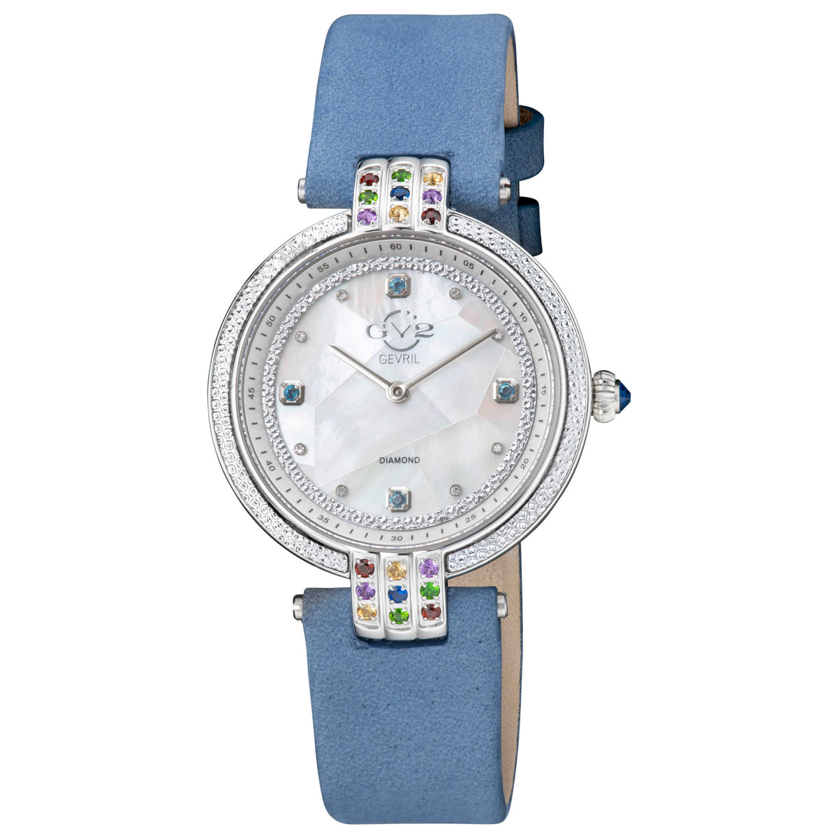 Matera Diamond Quartz White Mother-of-Pearl Women's Watch 12806