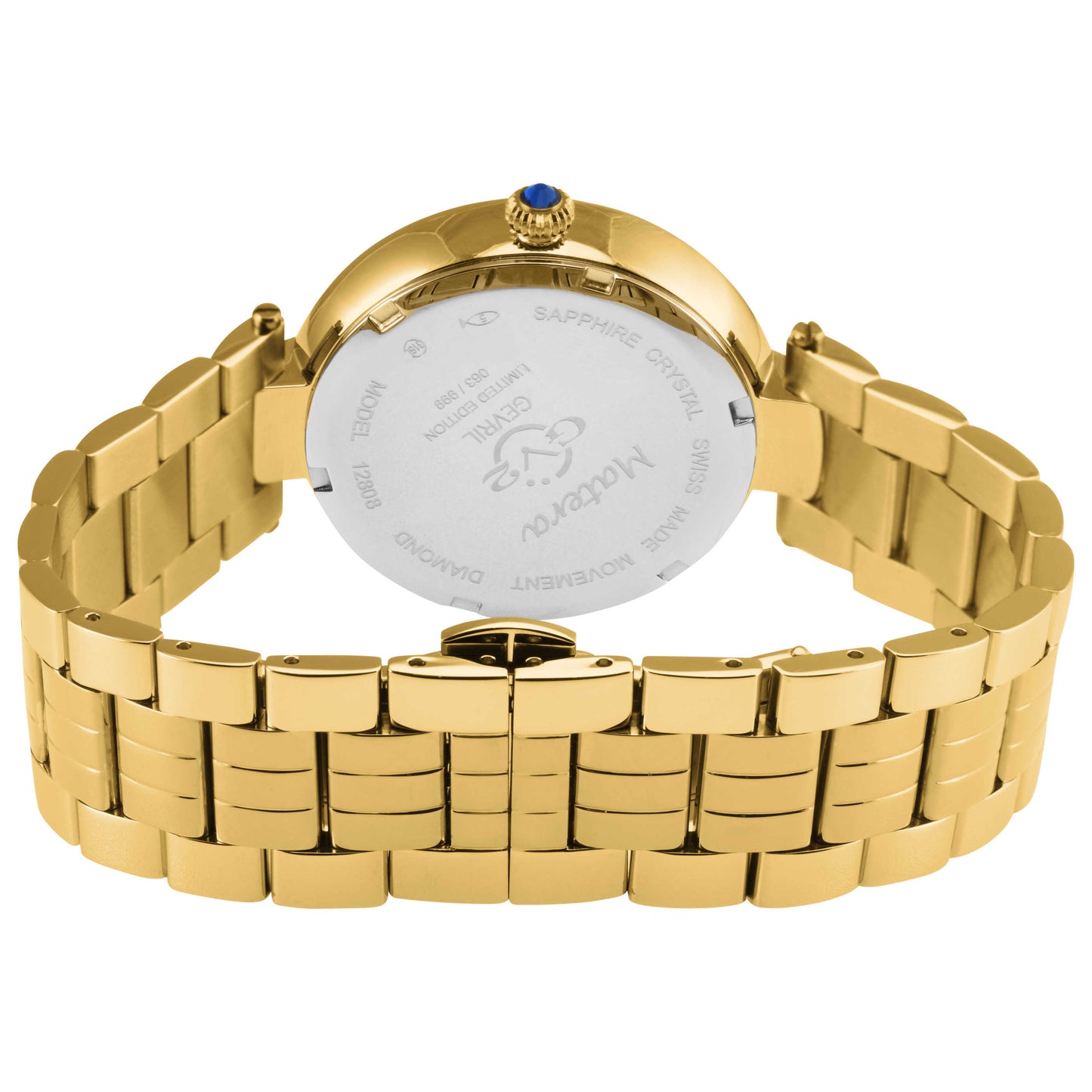 GV2 by Gevril Matera Diamond Women's Quartz Watch 12808B - Image #2