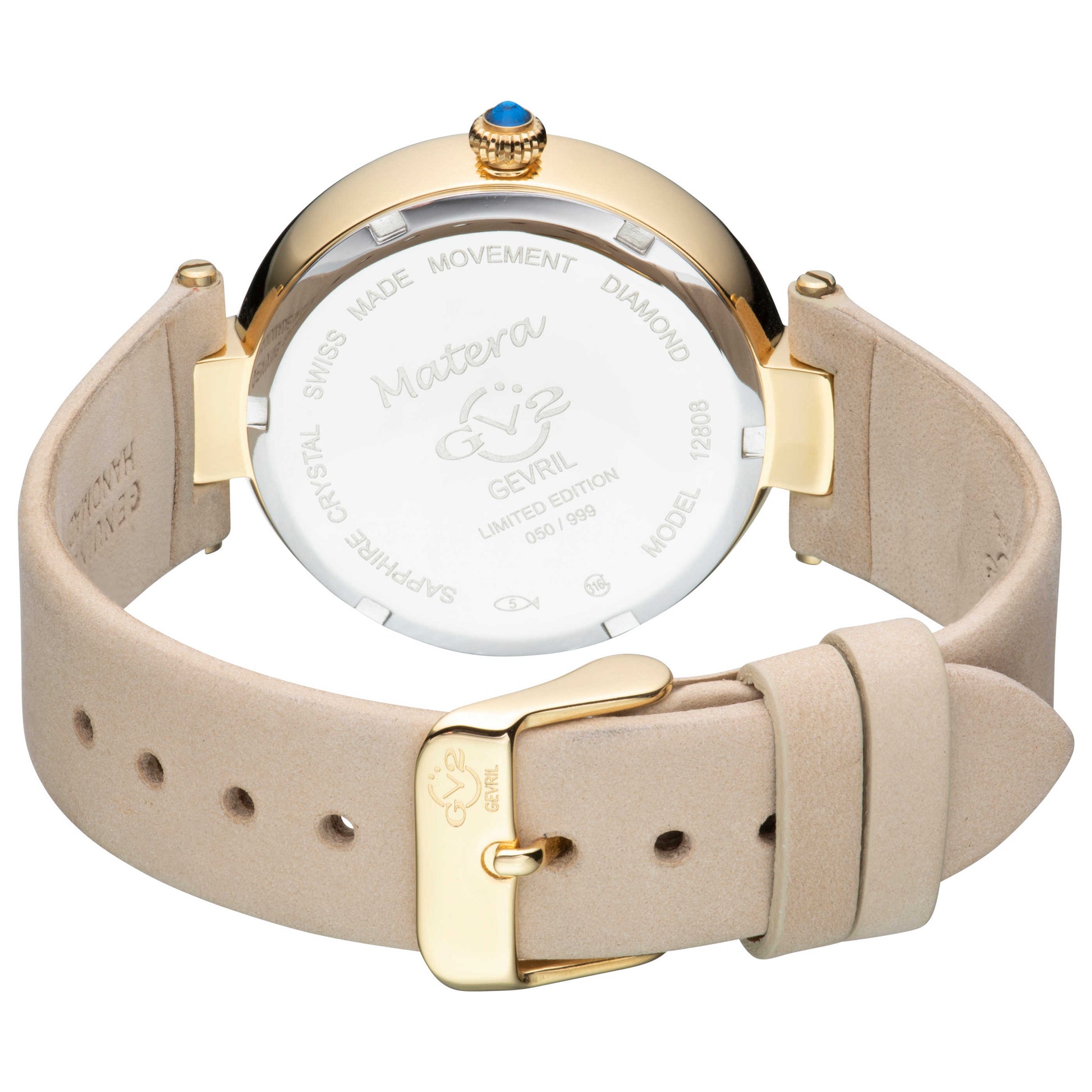 GV2 by Gevril Matera Diamond Women's Quartz Watch 12808 - Image #2