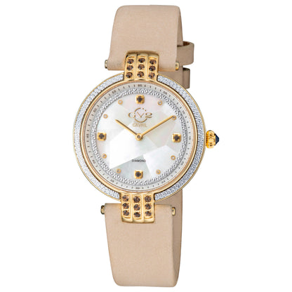 Front view of GV2 by Gevril Matera Diamond Women's Quartz Watch 12808