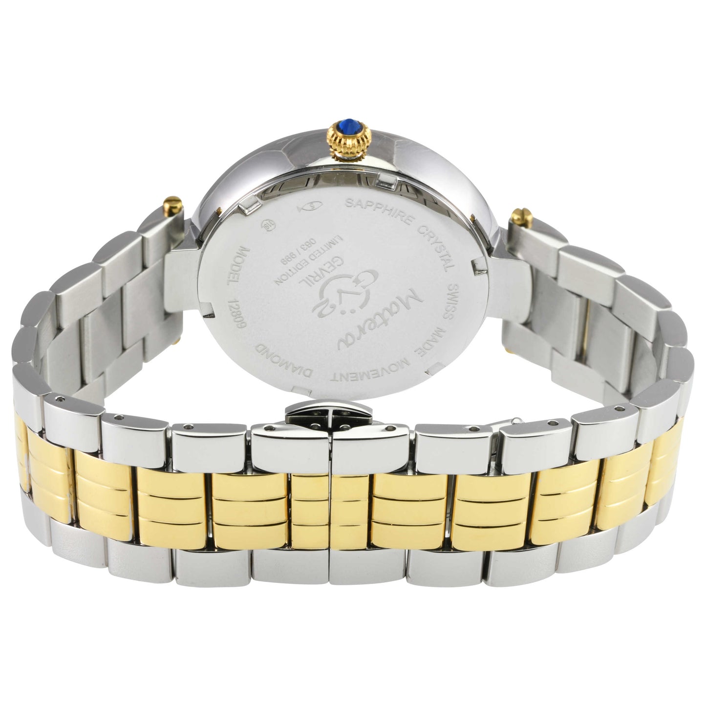 GV2 by Gevril Matera Diamond Women's Quartz Watch 12809B - Image #2
