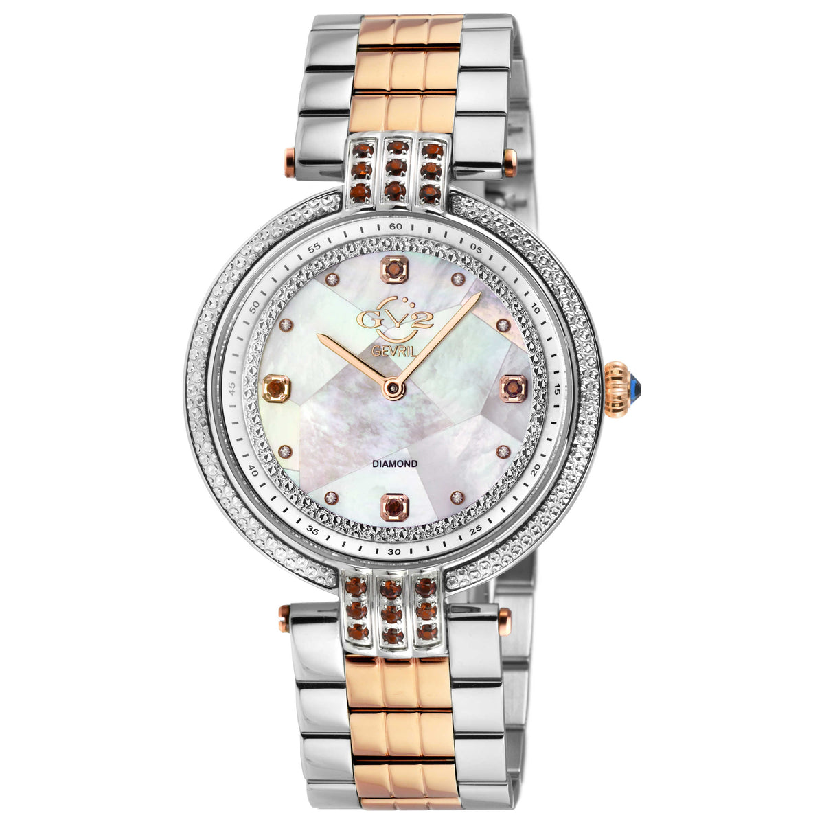 Matera Diamond Quartz White Mother-of-Pearl Women's Watch 12810B