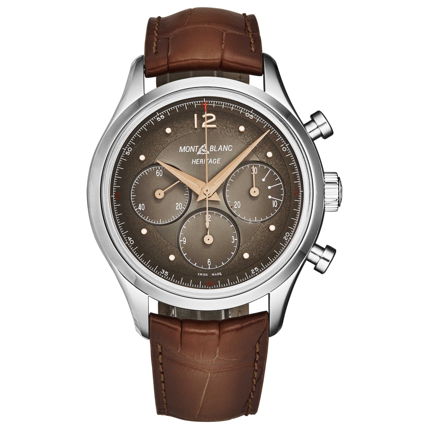 Front view of Montblanc Heritage Men's Automatic Watch 128671