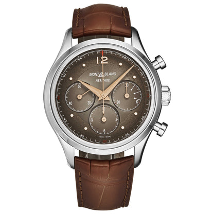 Front view of Montblanc Heritage Men's Automatic Watch 128671
