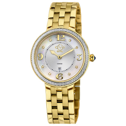 Front view of GV2 by Gevril Verona Diamond Women's Quartz Watch 12901B