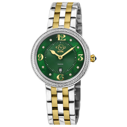 Front view of GV2 by Gevril Verona Diamond Women's Quartz Watch 12906B