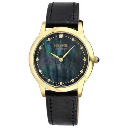 Front view of Gevril Airolo Diamond Women's Quartz Watch 13027