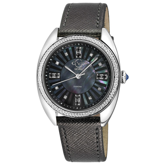 Front view of GV2 by Gevril Palermo Diamond Women's Quartz Watch 13100