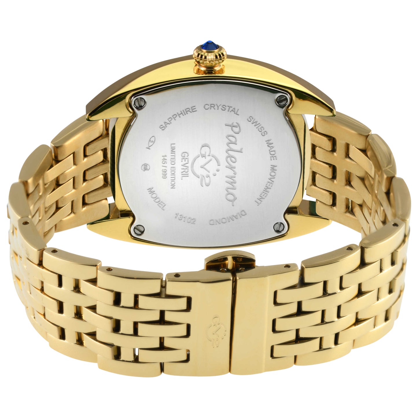 GV2 by Gevril Palermo Diamond Women's Quartz Watch 13102B - Image #2