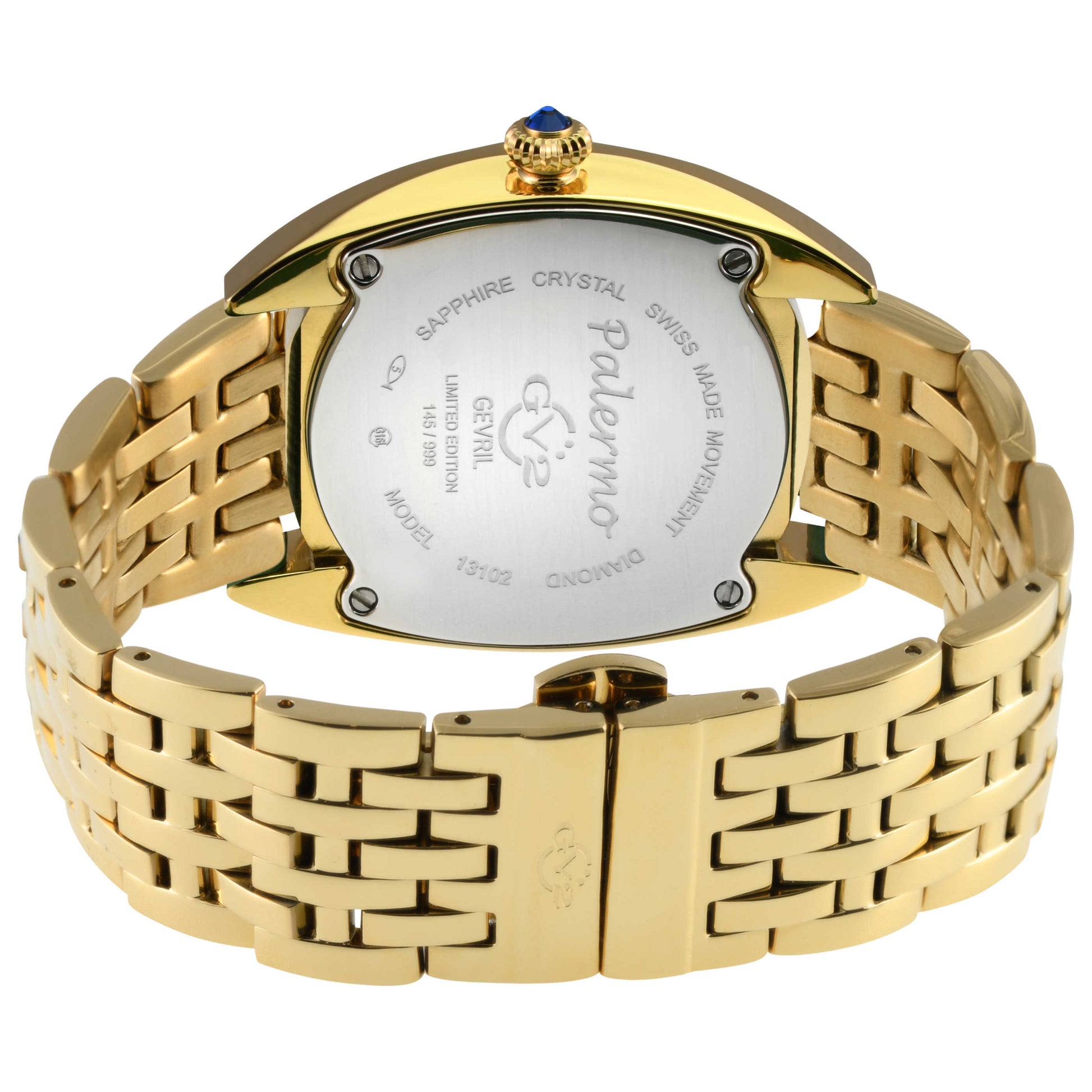 GV2 by Gevril Palermo Diamond Women's Quartz Watch 13102B - Image #2