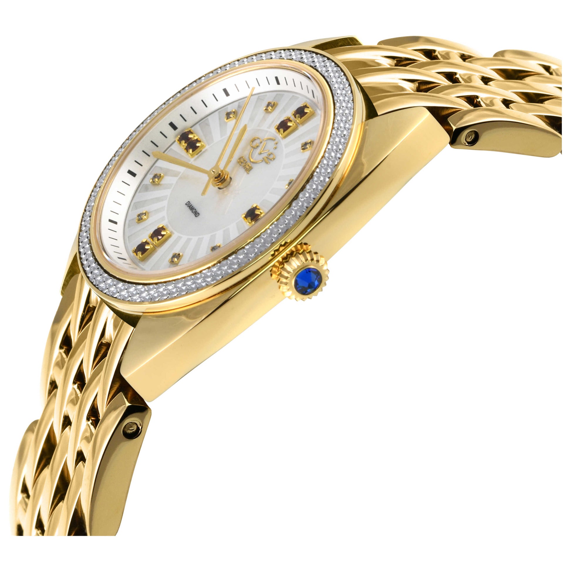 GV2 by Gevril Palermo Diamond Women's Quartz Watch 13102B - Image #4